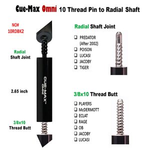 Omni - (3-8x10 ) To Radial -2.6 - Black