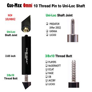 Omni - (3-8x10 ) To Unilock -2.6 - Black