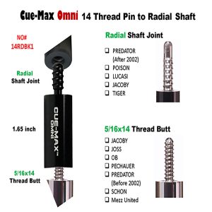 Omni - (5-16x14 ) To Radial -1.6 - Black