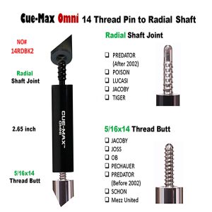 Omni - (5-16x14 ) To Radial -2.6 - Black