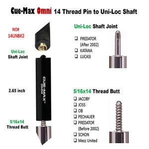 Omni - (5-16x14 ) To Unilock -2.6 - Black