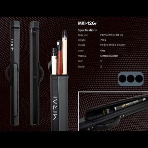 Mirai Cue Case 1 Butt 2 Shaft - Grey
