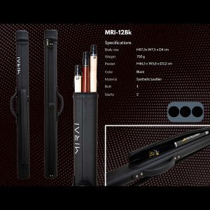 Mirai Cue Case - 1 Butt 2 Shaft - Black