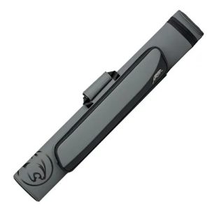 Predator Roadline Gray/Black Hard Cue Case - Double Straps - 3 Butts x 5 Shafts