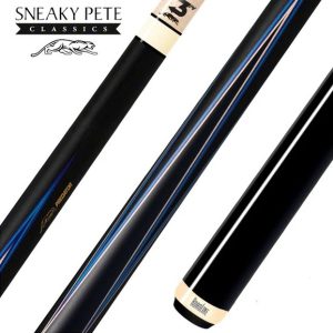 Predator 4 Point Sneaky Pete Black / Blue Points No Wrap Pool Cue