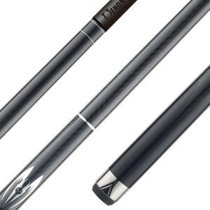 Poison Maelith Pool Cue with Carbon Fiber Shaft - Black/Black - No Wrap