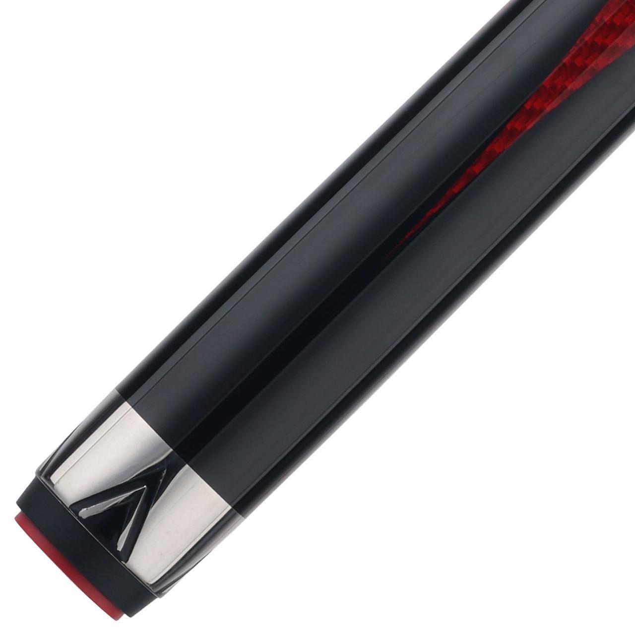 Poison Maelith Pool Cue with Carbon Fiber Shaft - Black/Red - No Wrap - الصورة 2