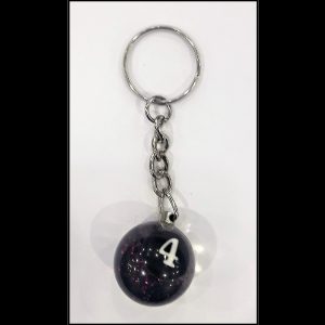 Billiard Key & Case Chain (Ball No.4)