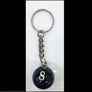 Billiard Key & Case Chain (Ball No.8)
