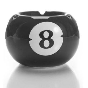 Billiard Ball Office Top - Ashtray - Black