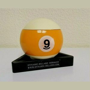 Ashtray Yellow  9-Ball On Rack