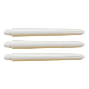 Medium Plastic Dart Shaft - White