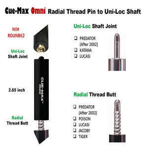 Omni - Radial To Unilock -2.6 - Black