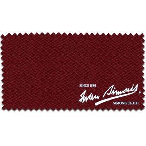 Simonis 860  Billiard Cloth -9ft - Burgundy