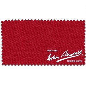 Simonis 860  Billiard Cloth -9ft - Red
