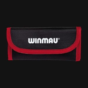 Tri-Fold Black & Red Dart Wallet