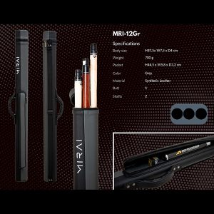 Mirai Cue Case 1 Butt 2 Shaft - Grey