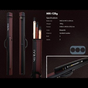 Mirai Cue Case 1 Butt 2 Shaft - Burgundy