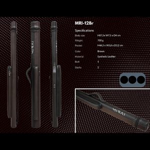 Mirai Cue Case - 1 Butt 2 Shaft - Brown