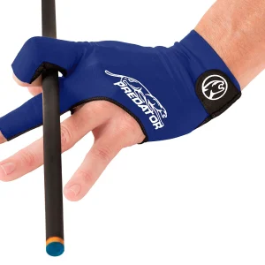 Predator Second Skin Billiard Glove - Navy Blue/White