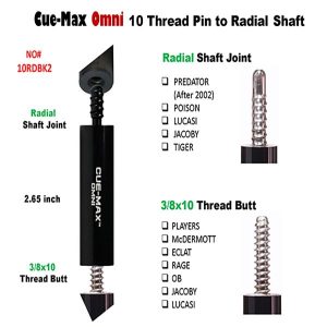 Omni - (3-8x10 ) To Radial -2.6 - Black