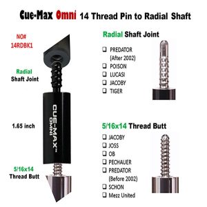 Omni - (5-16x14 ) To Radial -1.6 - Black