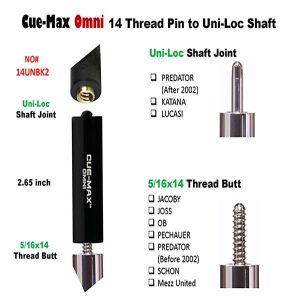 Omni - (5-16x14 ) To Unilock -2.6 - Black