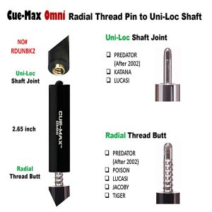 Omni - Radial To Unilock -2.6 - Black