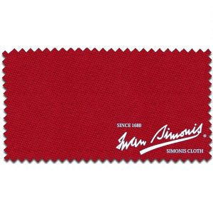 Simonis 860  Billiard Cloth -9ft - Red