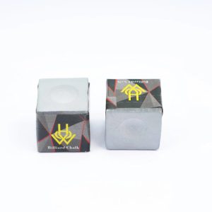 HOW Pool Cue Chalk - Silver (Box of 2 Cubes)