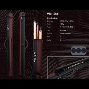 Mirai Cue Case 1 Butt 2 Shaft - Burgundy
