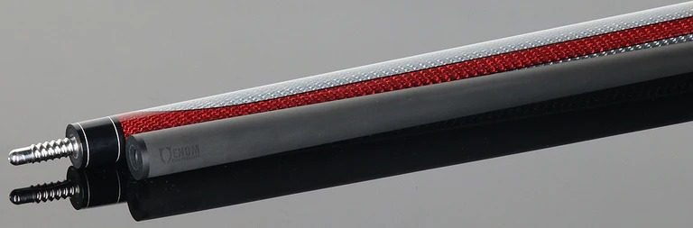 Poison Maelith Pool Cue with Carbon Fiber Shaft - Gray/Red - No Wrap - Image 4