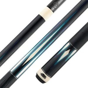 Predator LE True Splice 16 Pool Cue - Ebony with Blue/Teal Points - Leather Wrap - Shaft 314-3